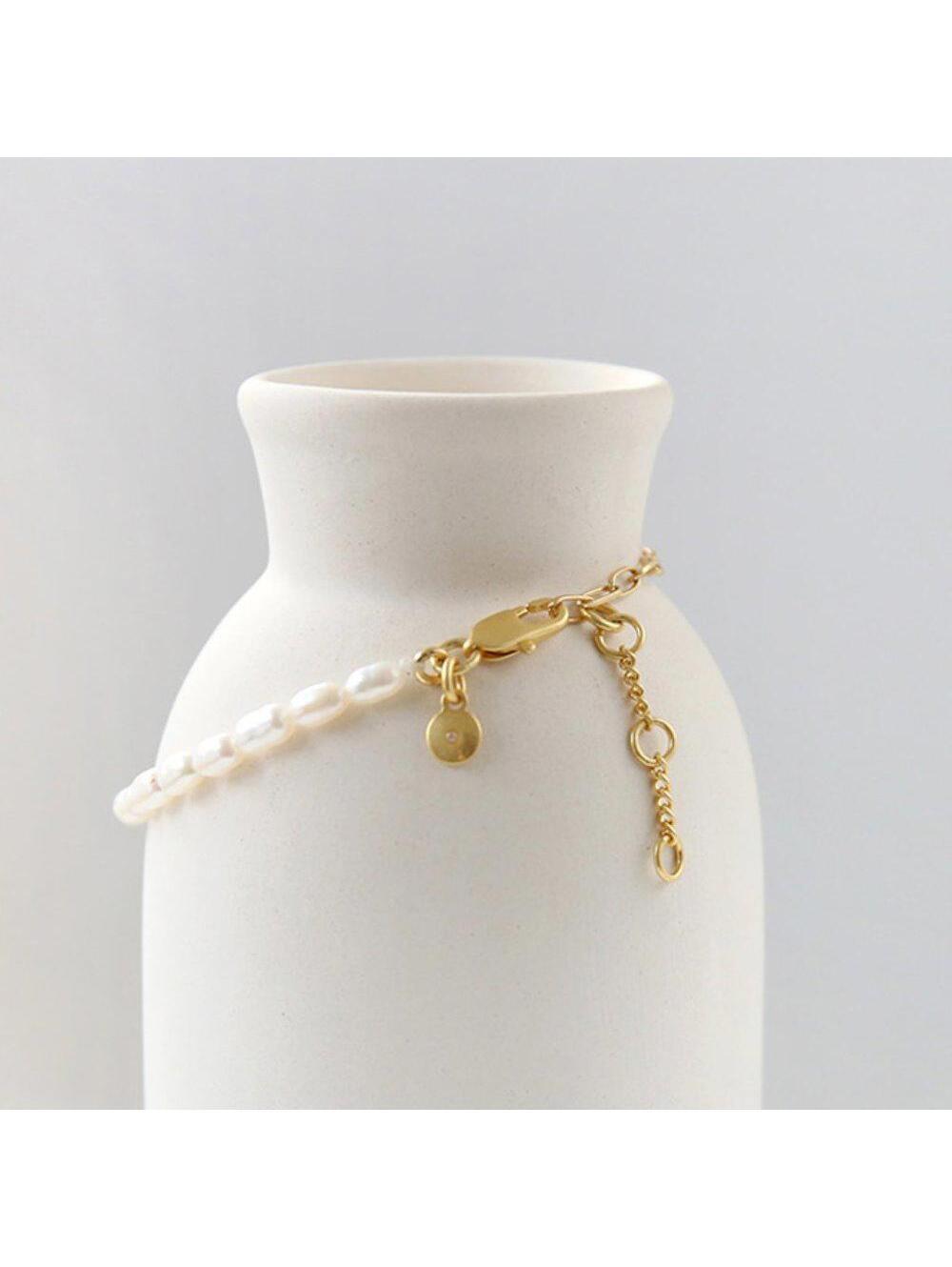 Madewell Freshwater Pearl Chain Bracelet - Picture 2 of 5
